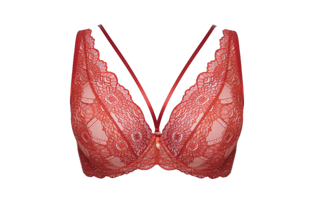 Бюстгальтер-бралетт Bohemian Vibe (Размер: 70G) (Цвет: терракотовый)