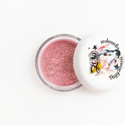 Zoo nail Радужный пигмент-втирка Радужный розовый единорог, 0,2гр