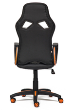 Runner Кресло офисное (черный/оранжевый кожзам/ткань)