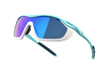 Спортивные очки 720armour Analog Pro / Matte Aquamarine / Matte White Gasket / Smoke Full Blue Ti Lens