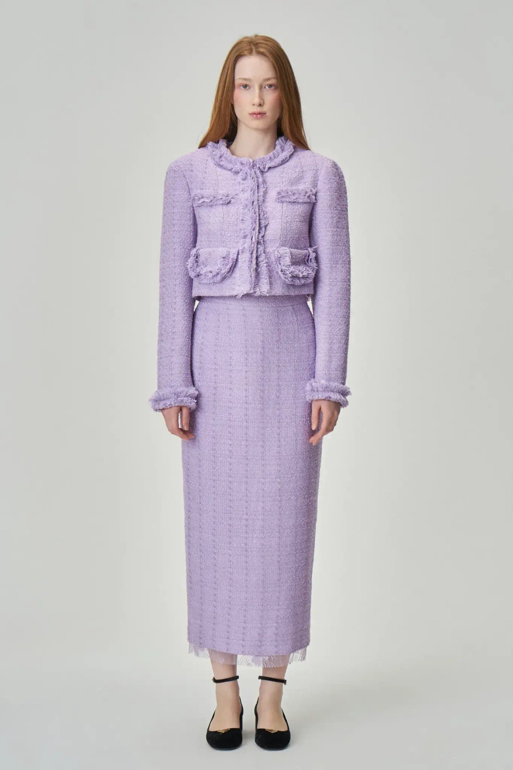 Юбка Чайная вечеринка лиловый