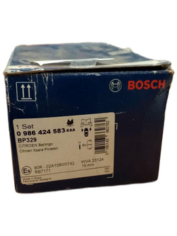 Колодки тормозные дисковые Bosch