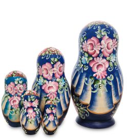 Народные промыслы МР-16/30-B Матрешка 5м «Мария с цветами» бол.