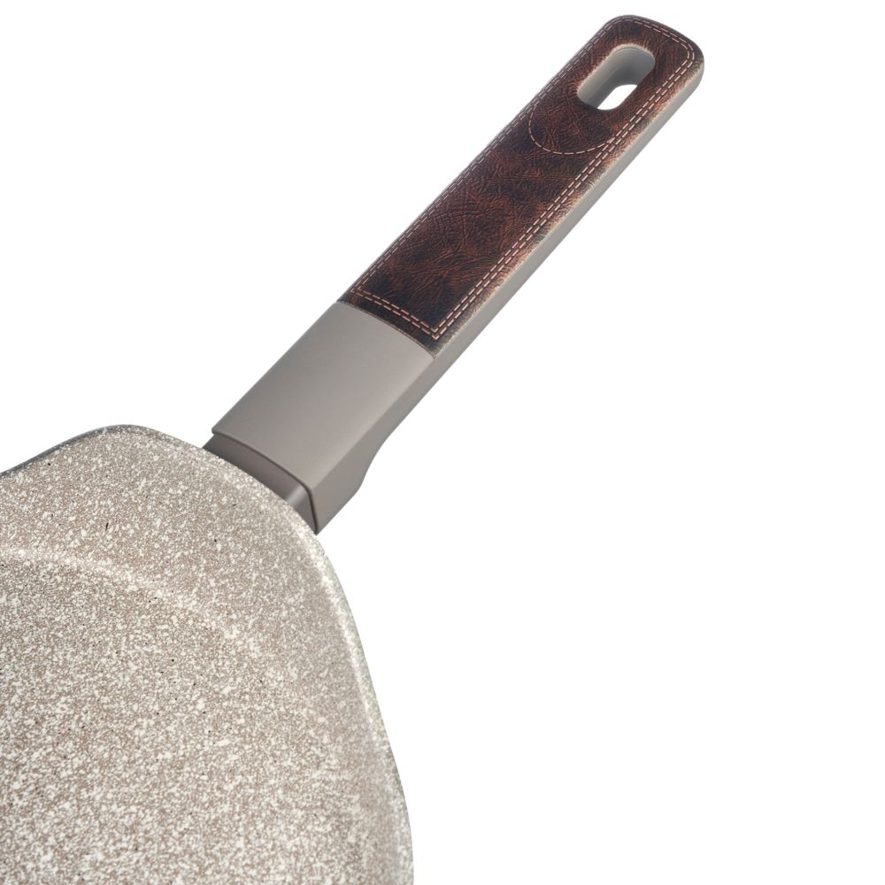 СКОВОРОДА БЛИННАЯ С АНТИПРИГАРНЫМ ПОКРЫТИЕМ PFLUON MARBLE, 24*4,3 СМ