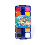 Акварель Yalong меловая, 12 цветов, с кистью, пластик. упаковка, "Animal"