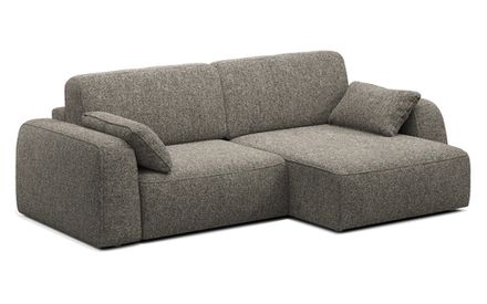 Угловой диван-кровать Бентли с оттоманкой вариант 2