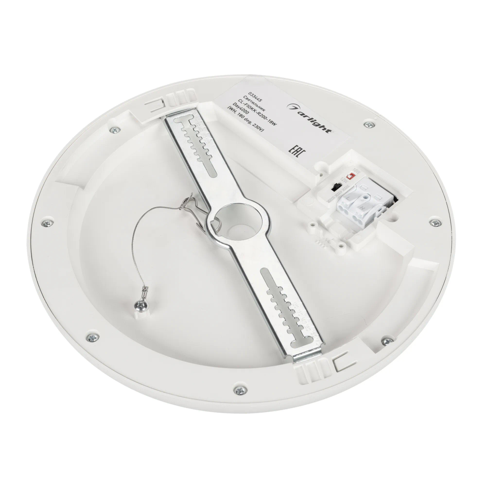 Светильник CL-FIOKK-R180-12W Day4000-MIX (WH, 120 deg, 230V) (Arlight, IP44 Пластик, 3 года) 034466