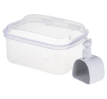 Контейнер для муки прозрачный 2,3 л с мерной ложкой 180 мл М1182