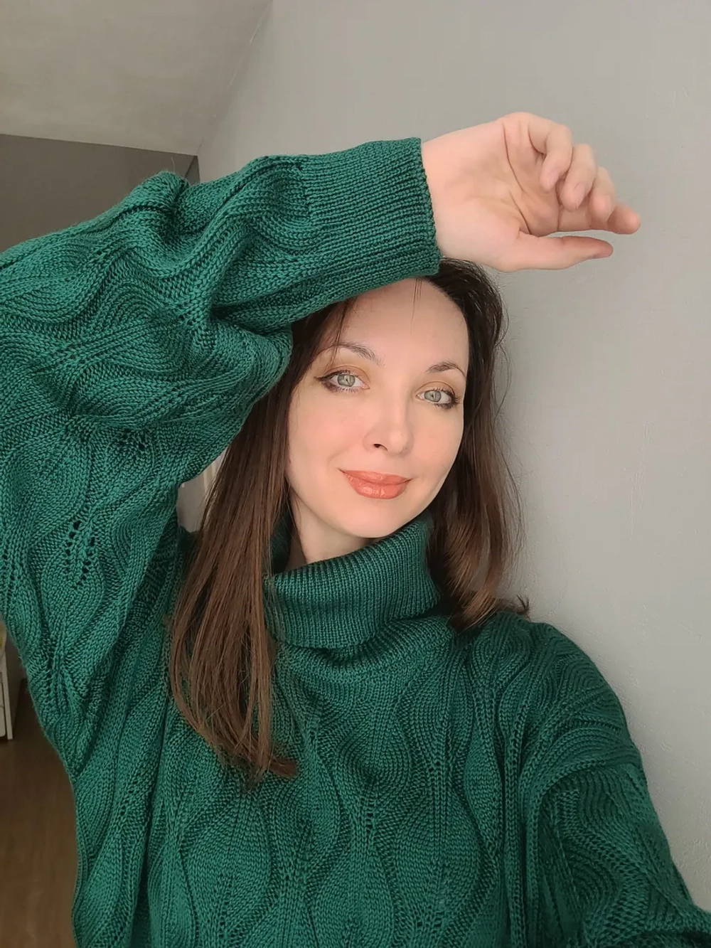 Джемпер оверсайз объемный