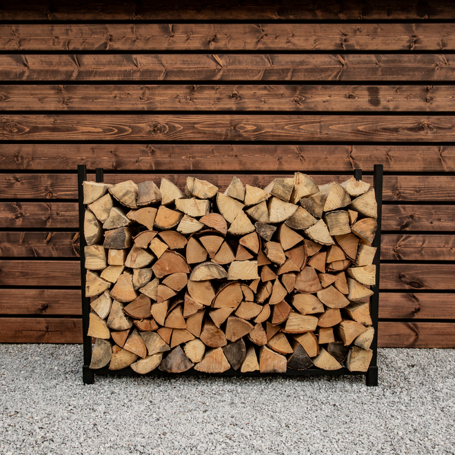 Дровница металлическая с чехлом (Concretika)