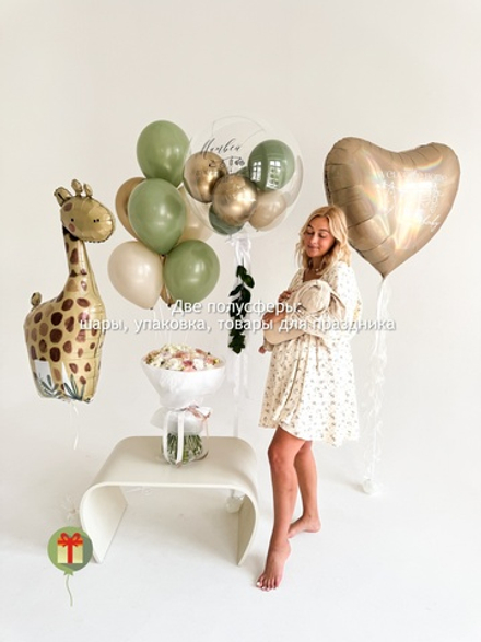 Набор шаров Жирафик и сфера