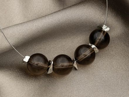 Бусина "Мятый металл" 6,5мм (10штук)