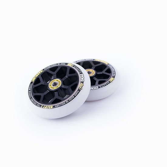 Колесо для сам. Eagle Supply Hardline 1-L 6M Black/Snowballs - 110mm