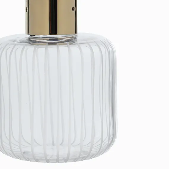 Подвесной светильник Waterfall Ø11 см, прозрачный, золотистый