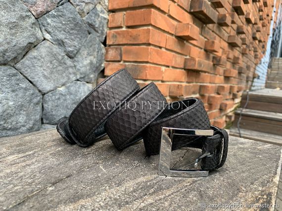 Мужской ремень из питона AC-80