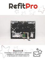 Верхняя панель с клавиатурой (топкейс) для ноутбука Lenovo Legion 5 Pro-16ACH6H с LED подсветкой, серая , раскладка - русская (5CB1C14903)