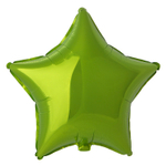 Шар фольгированный Звезда 45 см (Светло-Зеленый)