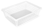 Корзина для хранения ВЕЛЕТТА, цвет белый, 38*28*11см С714БЕЛ