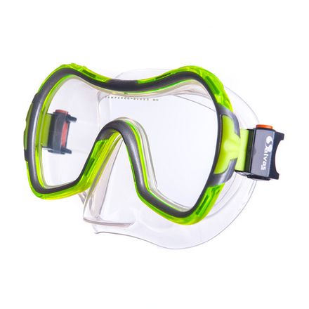 Маска для плав. Salvas Viva Sr Mask, CA535S1GYSTH,закален.стекло, силикон, р.Senior, желтый