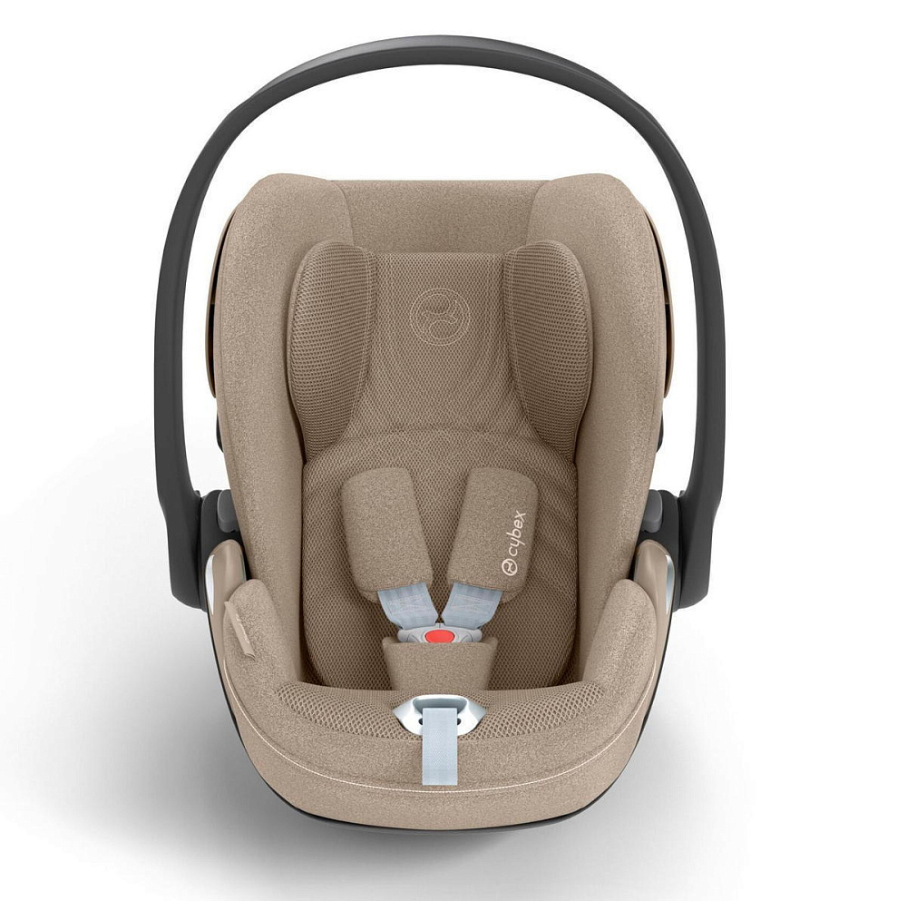 Коляска 3 в 1 Cybex Priam IV Rosegold complete и автокресло Cloud T i-Size Cozy Beige Plus Peach Pink