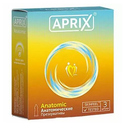 Презервативы APRIX Anatomic анатомические ( 2 упаковки по 3 шт. )