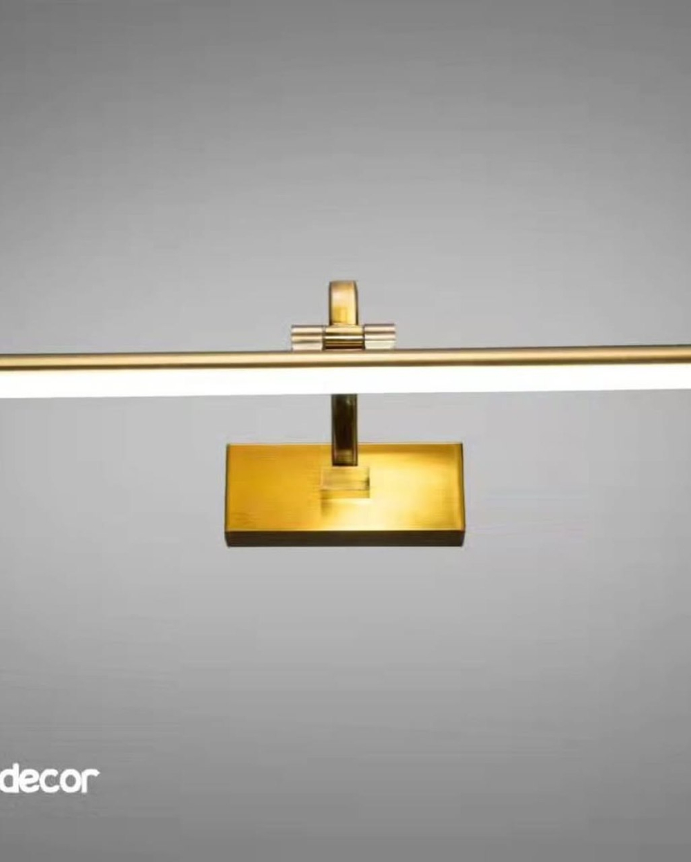 Светильники-надкартинники в чёрном и золотом цвете