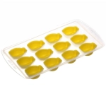 Форма для льда пластиковая с силиконом «Бананы»