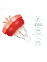 4337425 Бутылочка BABOO с силиконовой соской, узкая, 330 мл, Space, от 3 месяцев