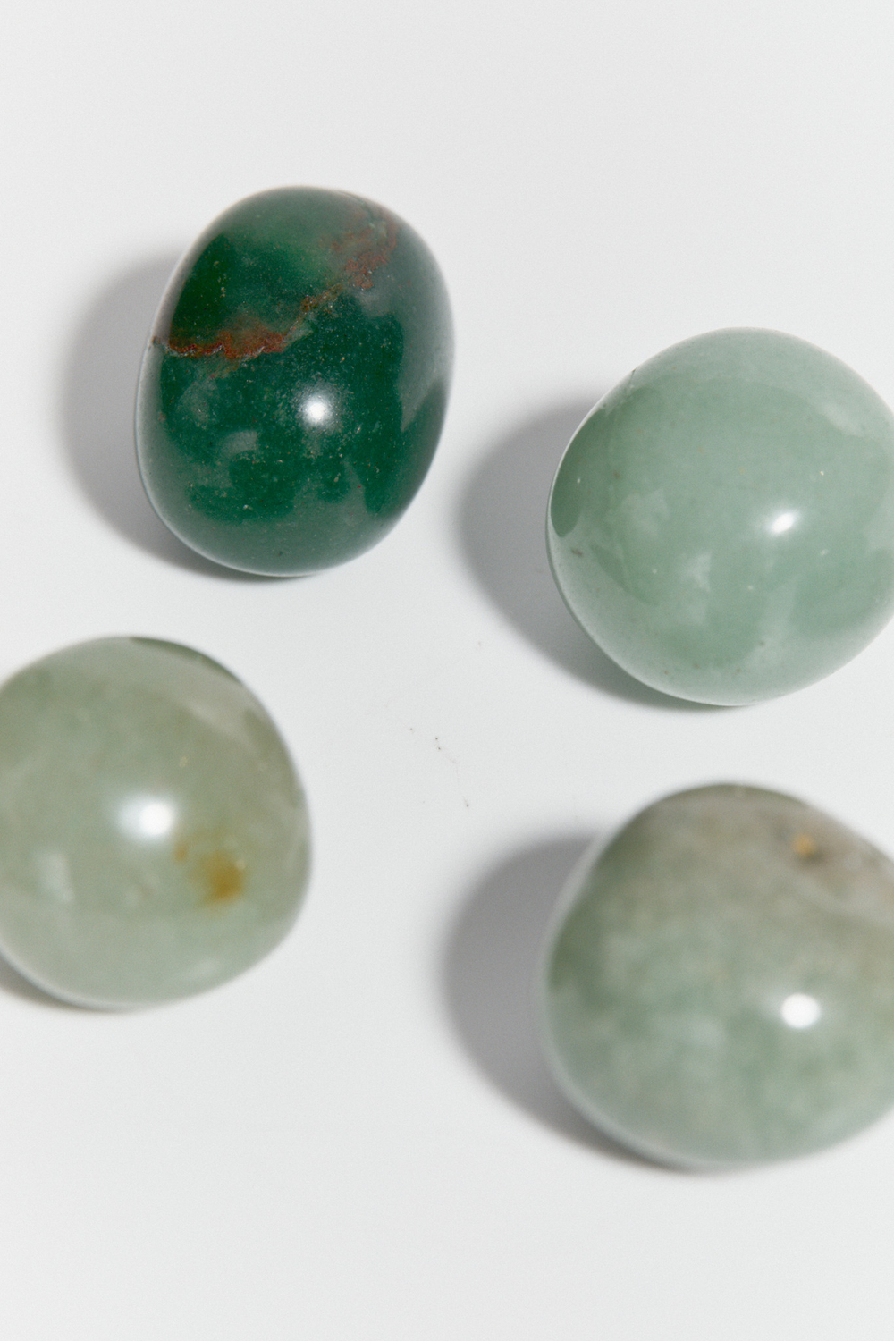 Зелёный авантюрин галтовка