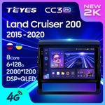 Teyes CC3 2K 9"для Toyota Land Cruiser 200 2015-2020