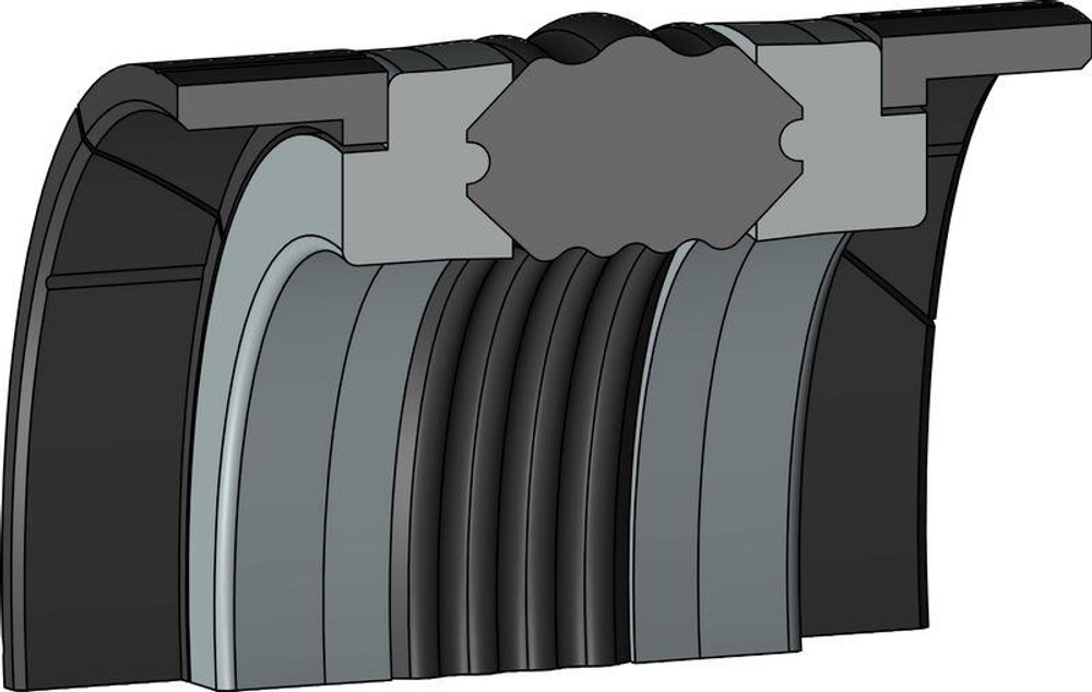 A109 110-090 Компактное уплотнение 110-90-35