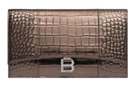 Balenciaga Calfskin Clutch Women"s Brown