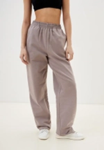 Свободные брюки из футера с начёсом