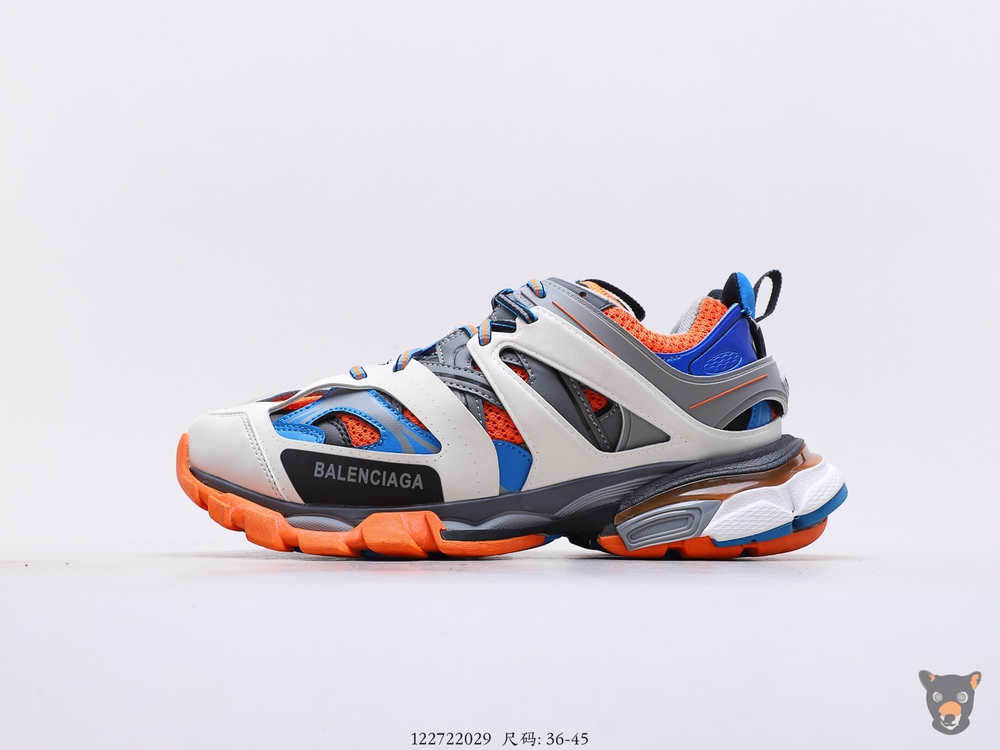 Кроссовки Track Trainers White/Orange/Blue