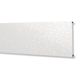 Рейка для подвесного потолка S-дизайн Cesal мозаика кремовая В28 150х3000 мм.