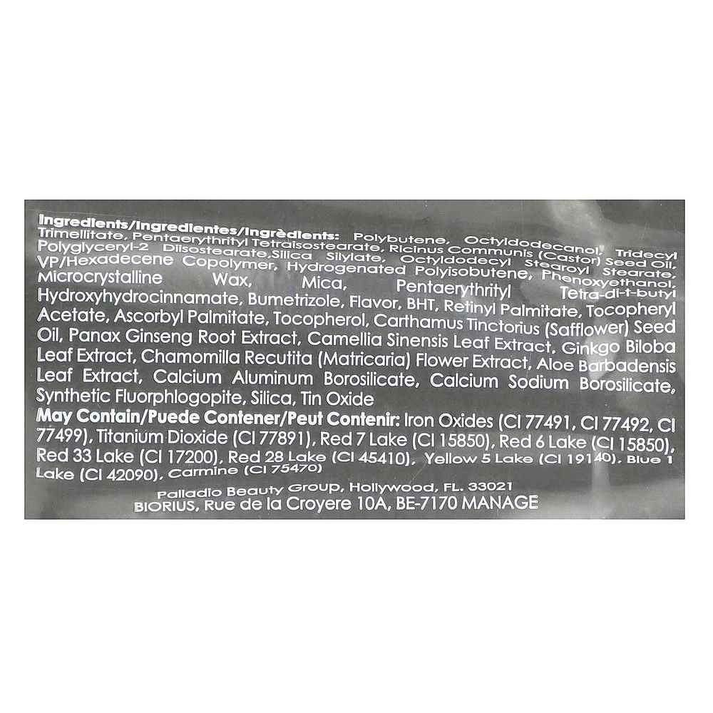 Palladio, блеск для губ, прозрачный PGL02, 7 мл (0,24 жидк. унции)