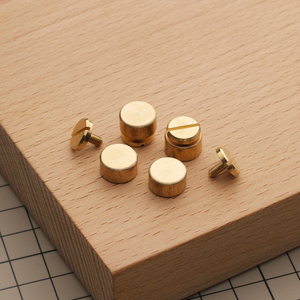 Ножка для сумки латунь цилиндр (поштучно)