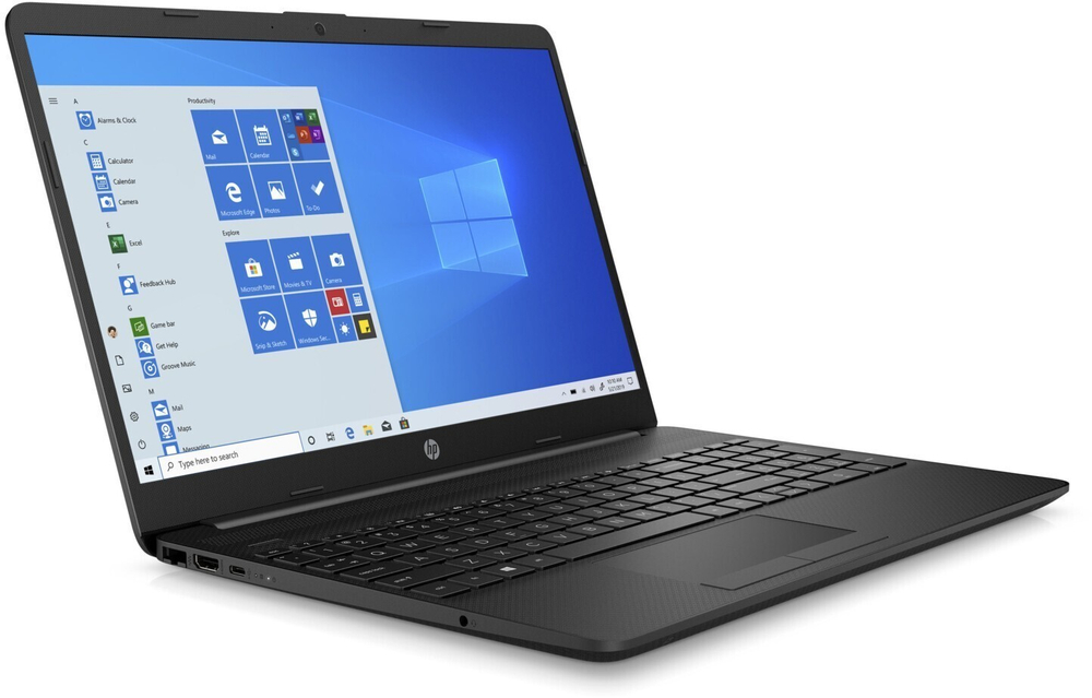 Ноутбук HP 15-dw1000 15.6; IPS FHD HP 15-dw1190ur silver Core i3 10110U/8Gb/256Gb SSD/noDVD/VGA int/DOS 2Z7H0EA