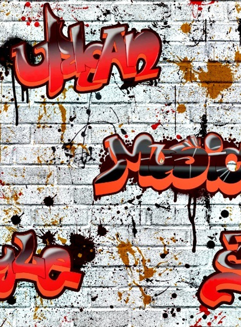 Граффити-2 (светло-серая)