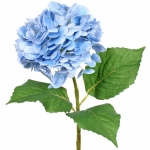 Цветок искусственный «Natur» 46см Гортензия голубая