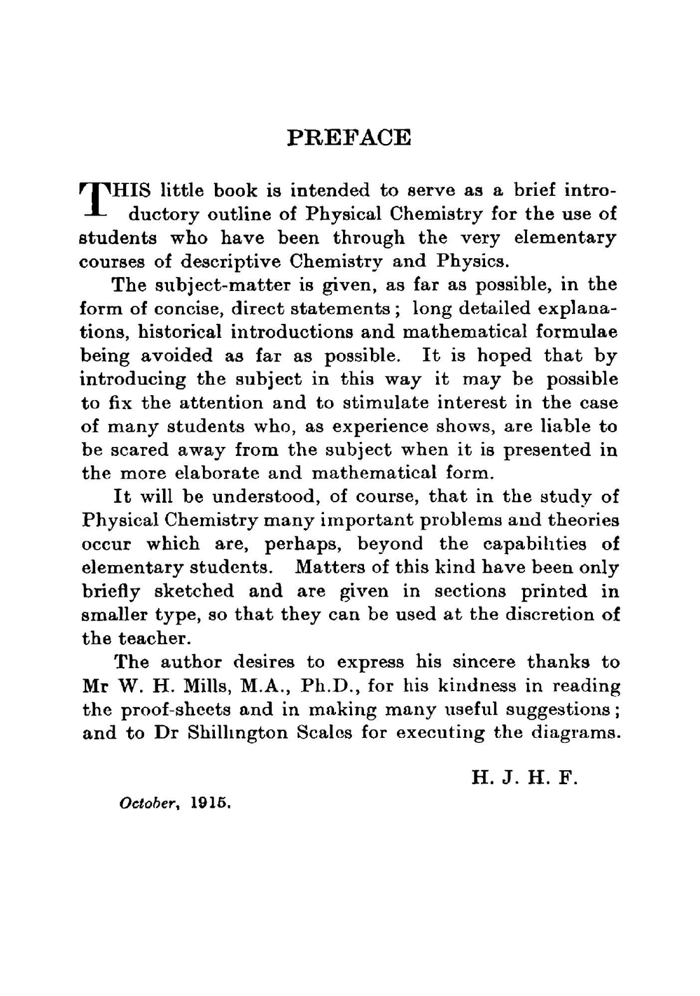 Physical chemistry for schools | Fenton Henry John