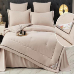 Комплект постельного белья с одеялом "РУ. N.N.TEX" дизайн: BA-003, сатин, 100% хлопок. 4 НАВОЛОЧКИ!!!