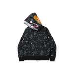 A Bathing Ape Space Camo Shark Full Zip Double Худи