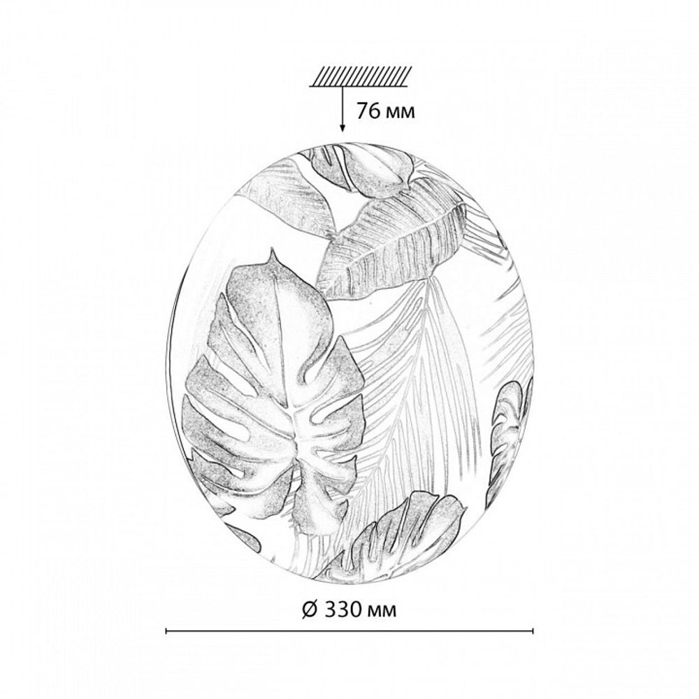 Накладной светильник Sonex Flori 7748/CL