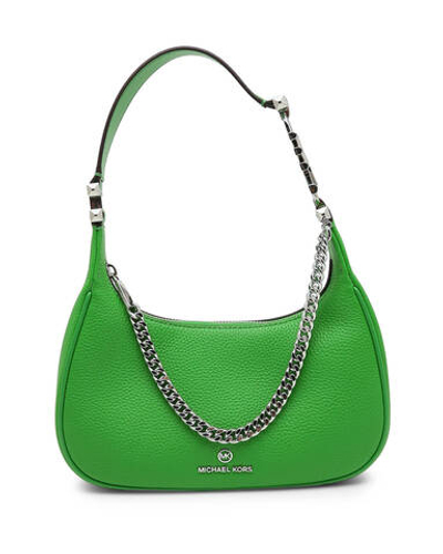 Кожаная сумка хобо Michael Kors - зеленый(32R3SP1C1L)