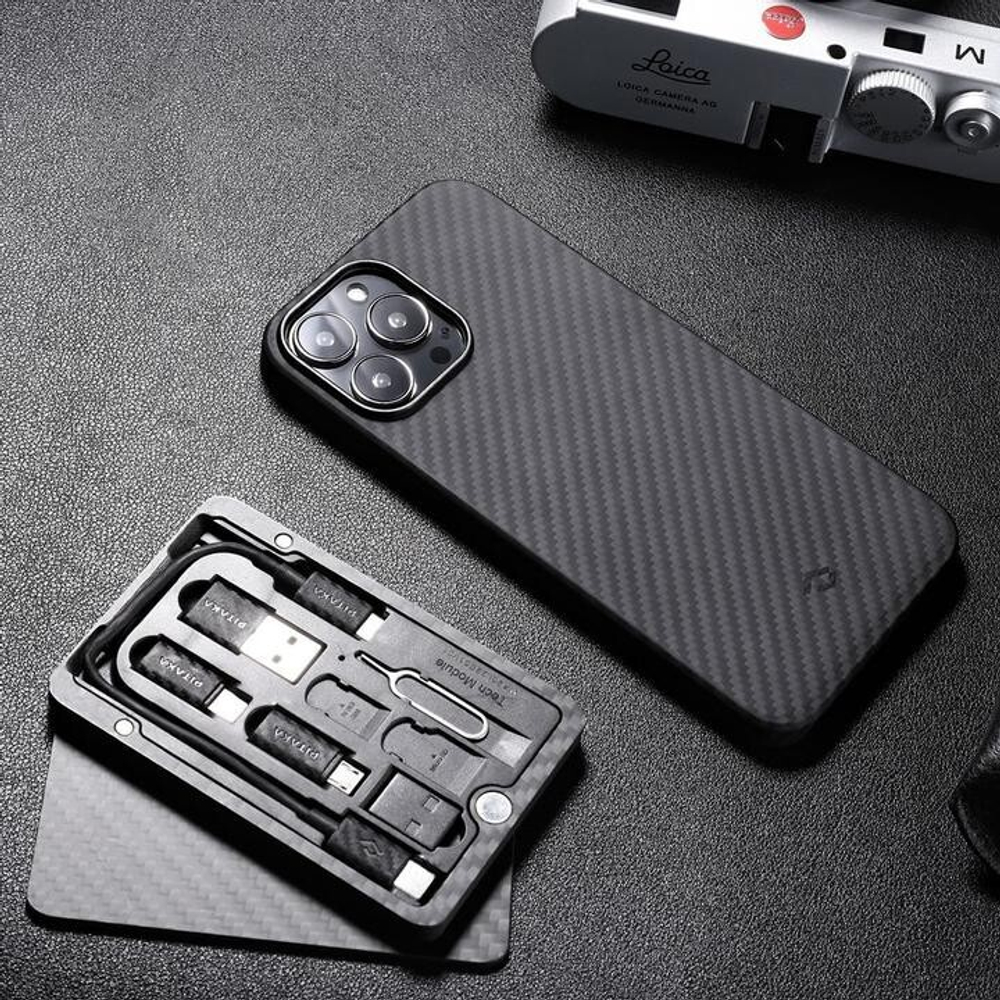 Чехол для IPhone 13 Pro (KI1301P) Pitaka MagEZ Case 2 black
