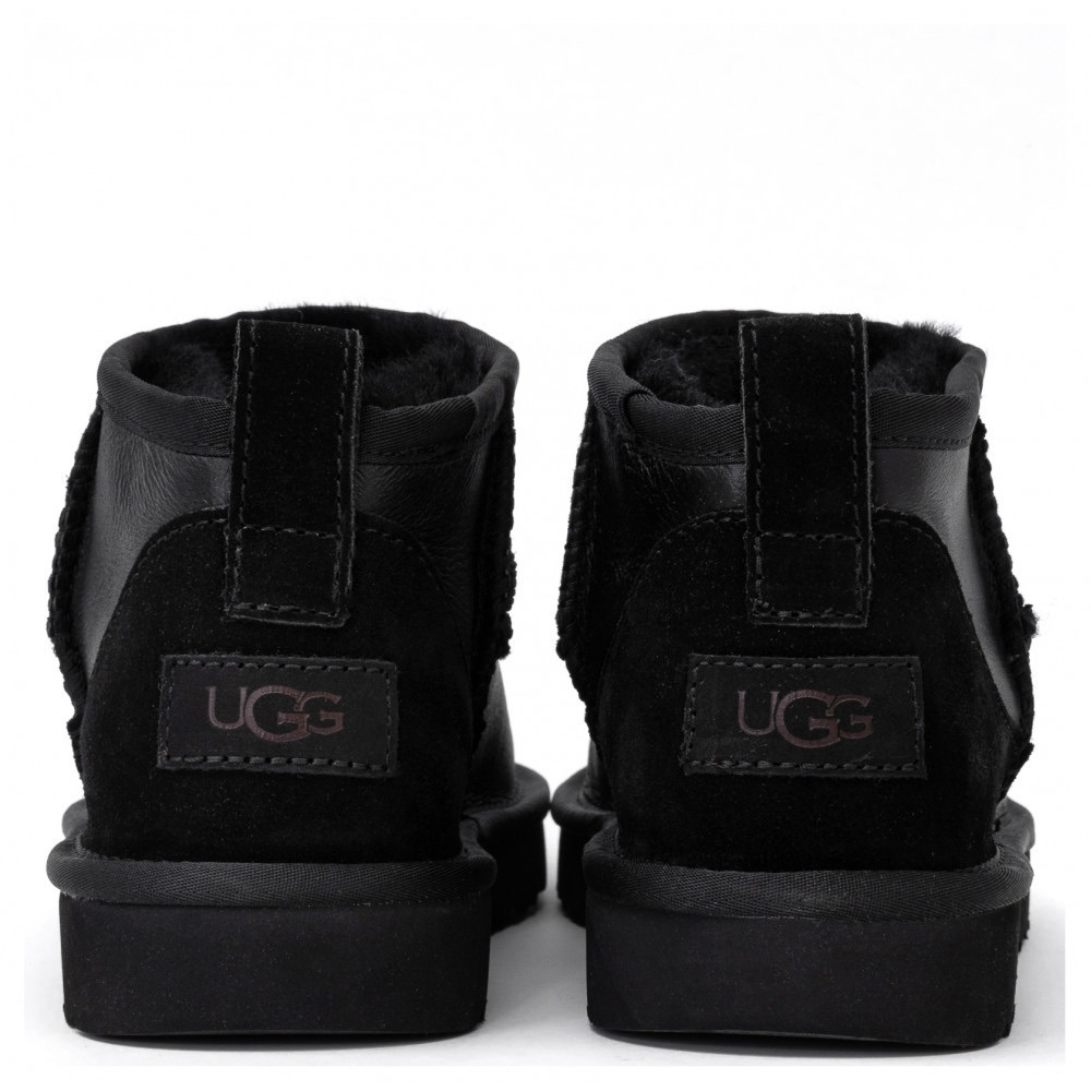 Ugg Classic Ultra Mini Metallic Black