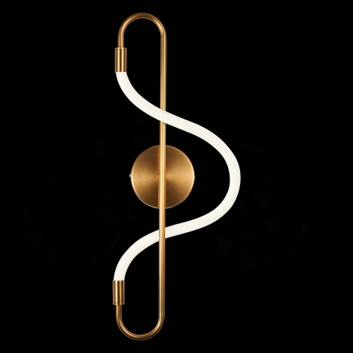 SL6102.301.10 Светильник настенный ST-Luce Латунь/Белый LED 1*10W 4000K