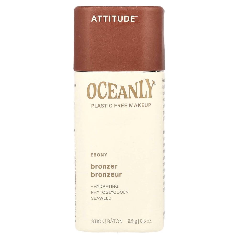ATTITUDE, Oceanly™, бронзер, черное дерево, 8,5 г (0,3 унции)
