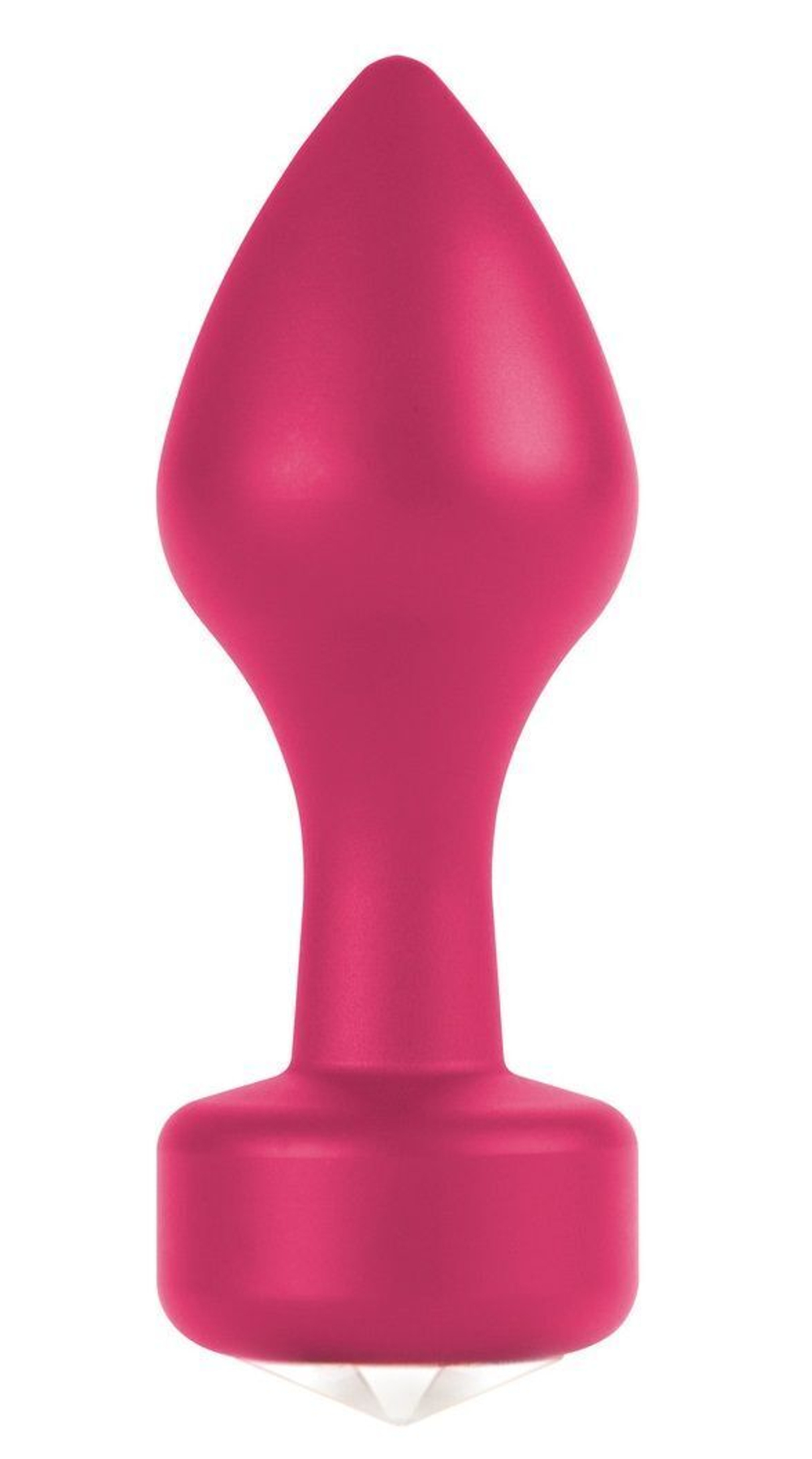 Розовый анальный плаг Elegant Pink - 8,3 см. (Цвет: розовый)